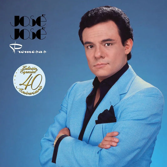 Jose Jose - Promesas (Vinil Color Azul Transparente)