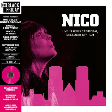Nico - Live in Reims Cathedral, 1974 (Magenta Opaque Color Vinyl, RSD)
