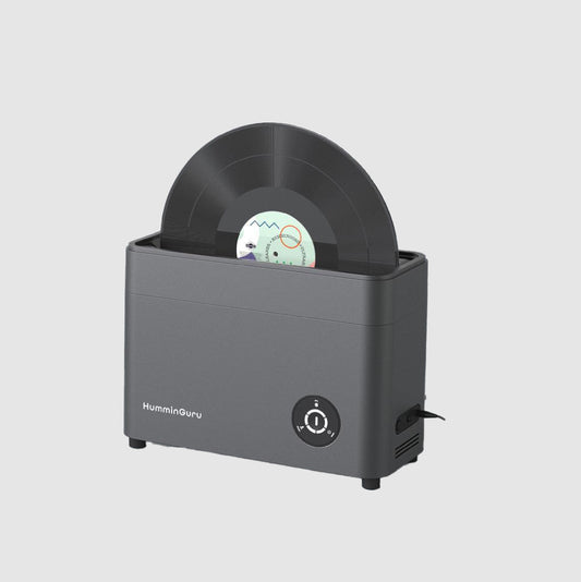 HumminGuru - Ultrasonic Vinyl Record Cleaner (with 7" & 10" Adapters)