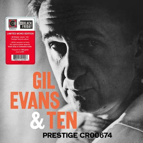 Gil evans & ten - prestige croo674 (limited mono edition, rsd Black Friday)