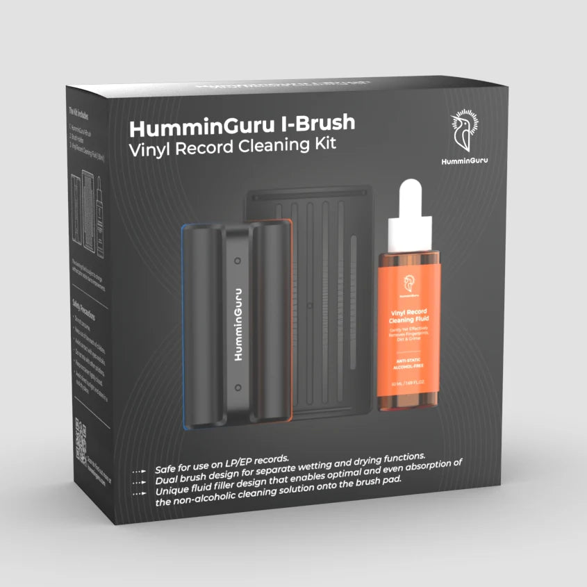 HumminGuru - I-Brush Vinyl Record Cleaning Kit