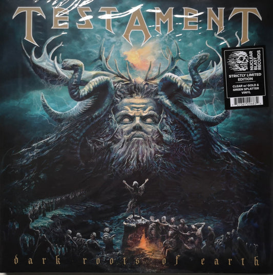 Testament - Dark Roots Of Earth (Clear with Gold And Green Splatter Vinyl, Limited Edition)