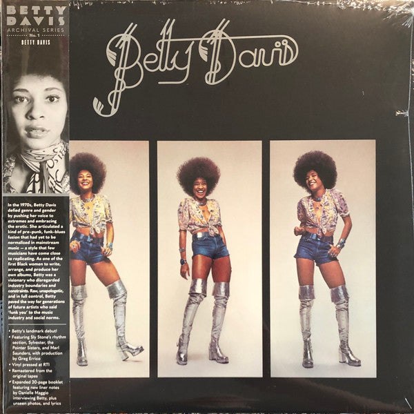 Betty Davis - Betty Davis (Coke bottle clear wax vinyl)