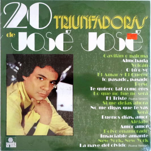 José José - 20 Triunfadoras de José José (2xLP)