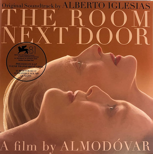 Alberto Iglesias - The Room Next Door - A Film By Almodóvar (Original Soundtrack - 2xLP, Clear Transparent Vinyl)