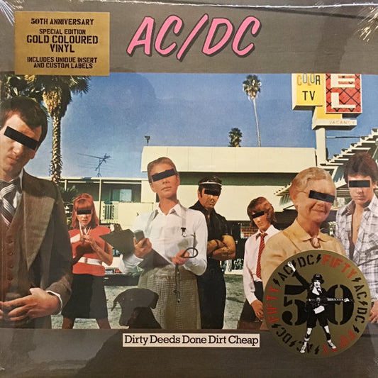 AC/DC - Dirty Deeds Done Dirt Cheap (SPECIAL EDITION, GOLD VINYL)