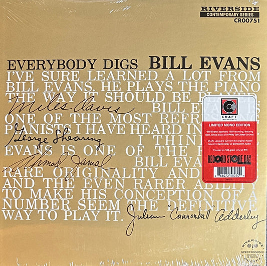 Bill Evans Trio - Everybody Digs Bill Evans (LTD. Moon Edition, RSD 24)