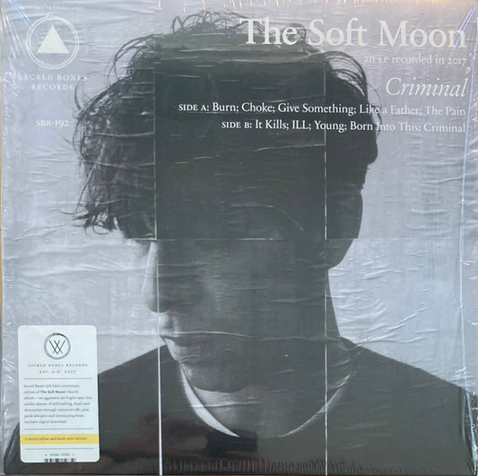 The Soft Moon - Criminal (limited yellow and black swirl edition)