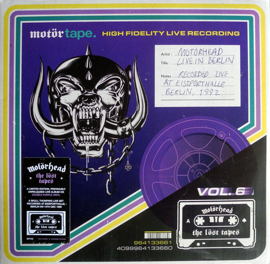 Motörhead - The Löst Tapes Vol. 6, Live in Berlin (2xLP, Purple Vinyl, RSD 2025)