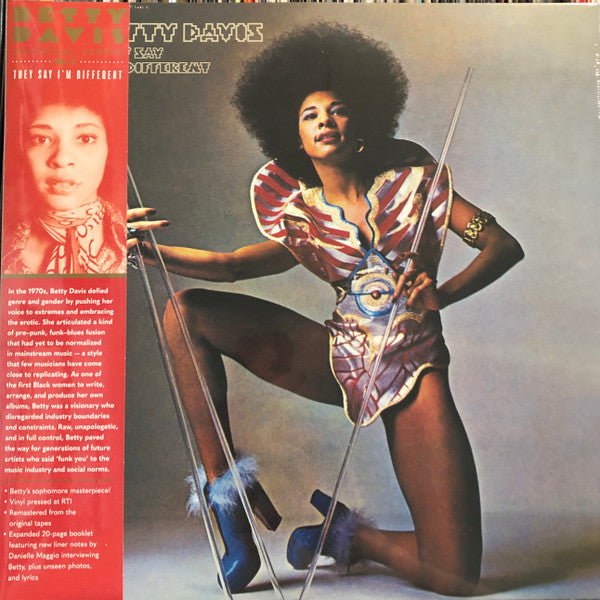 Betty Davis - They Say I'm Different (Clear orange wax)