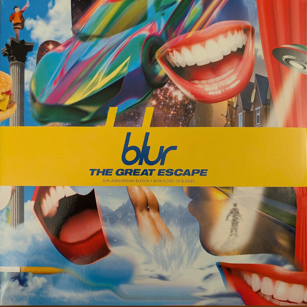 Blur - The Great Escape (30th anniversary edition + bonus disc b sides, yellow & turquoise vinyl)