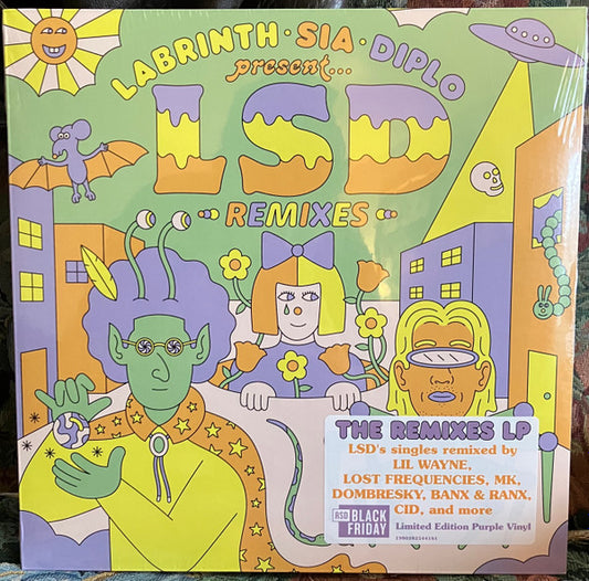 Labrinth, Sia & Diplo Present LSD - Remixes (Ltd. Edition, Light Clear Purple Vinyl)