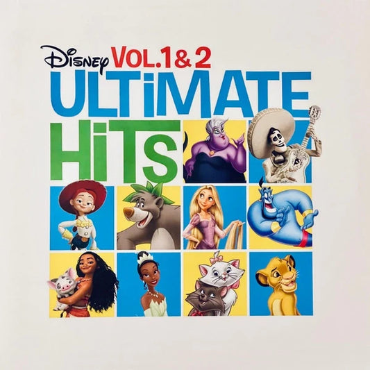 DISNEY HITS VOL 1 & 2 - Ultimate Hits (2xLP, Green & Blue Vinyl)