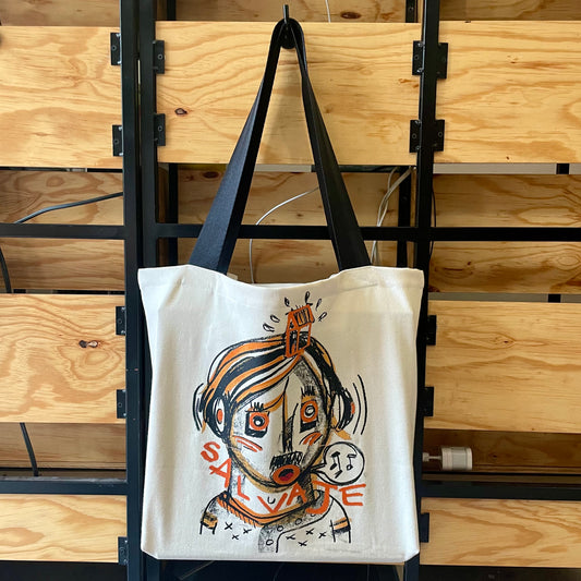Salvaje Music Store - Tote Bag Primavera 2023 (Crudo)