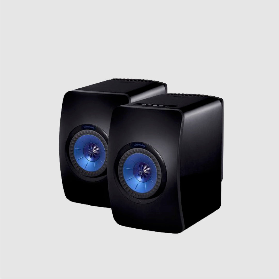 Bocinas KEF - LS50 Wireless (Par de bocinas autoamplificadas)