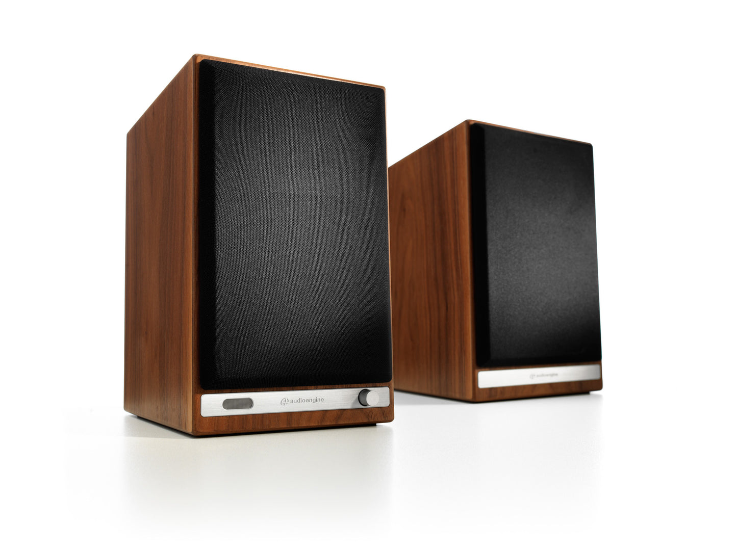 Audioengine bocinas inalámbricas HD6 - Color Walnut (auto amplificadas) bocinas - Salvaje Music Store MEXICO