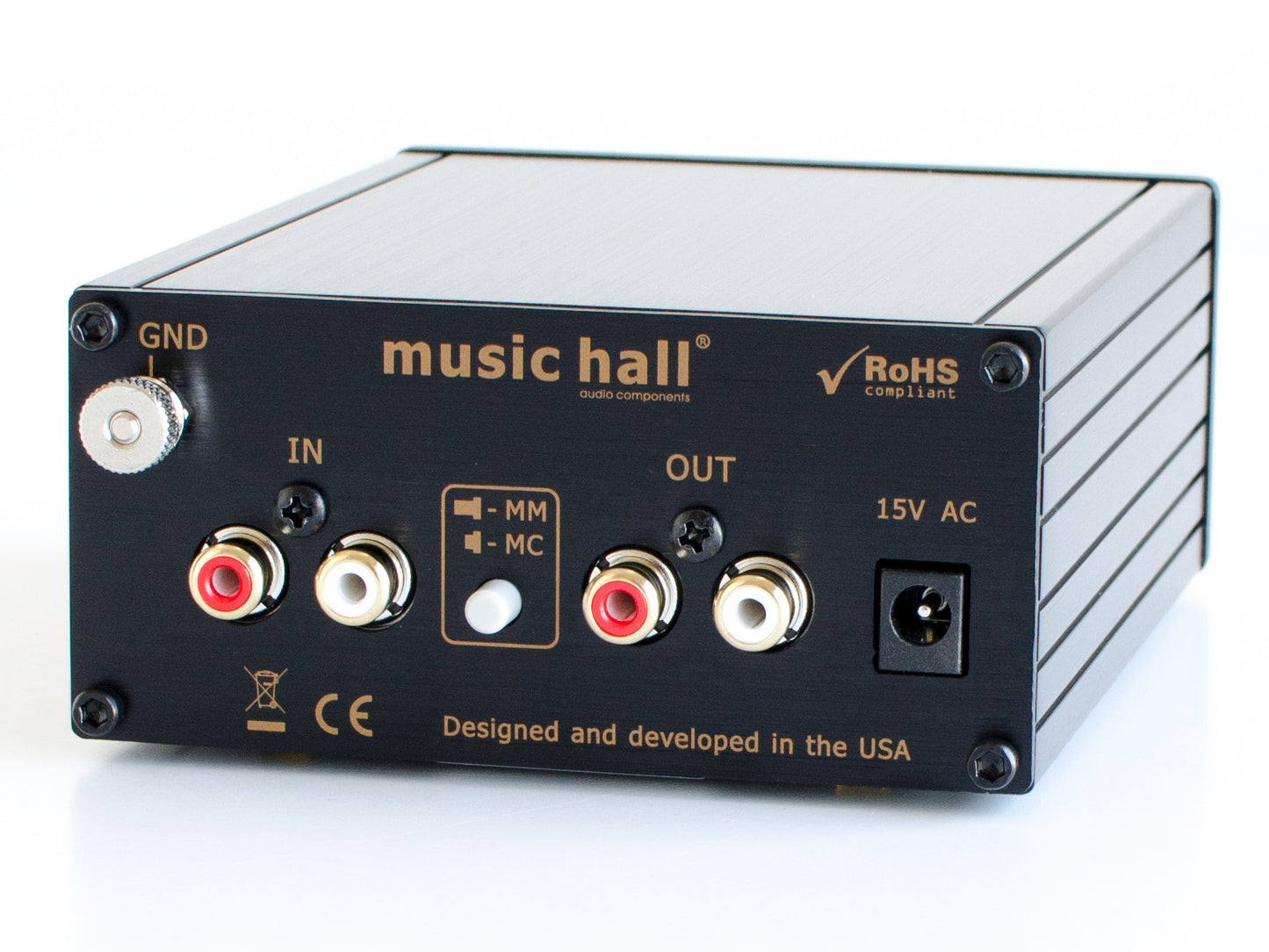 Music Hall Audio - PA1.2 mm/mc phono amp preamp - Salvaje Music Store MEXICO