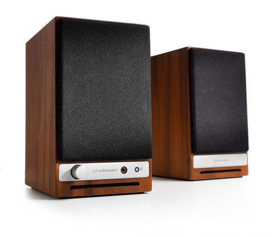 Audioengine bocinas inalámbricas HD3 - Color walnut (auto amplificadas) bocinas - Salvaje Music Store MEXICO