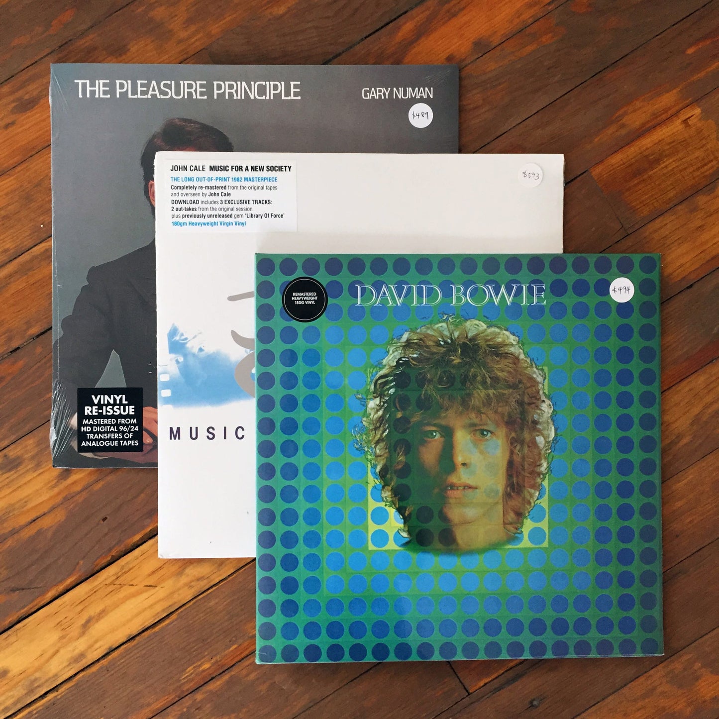 David Bowie, John Cale, Gary Numan - Pack 4 Vinil - Salvaje Music Store MEXICO