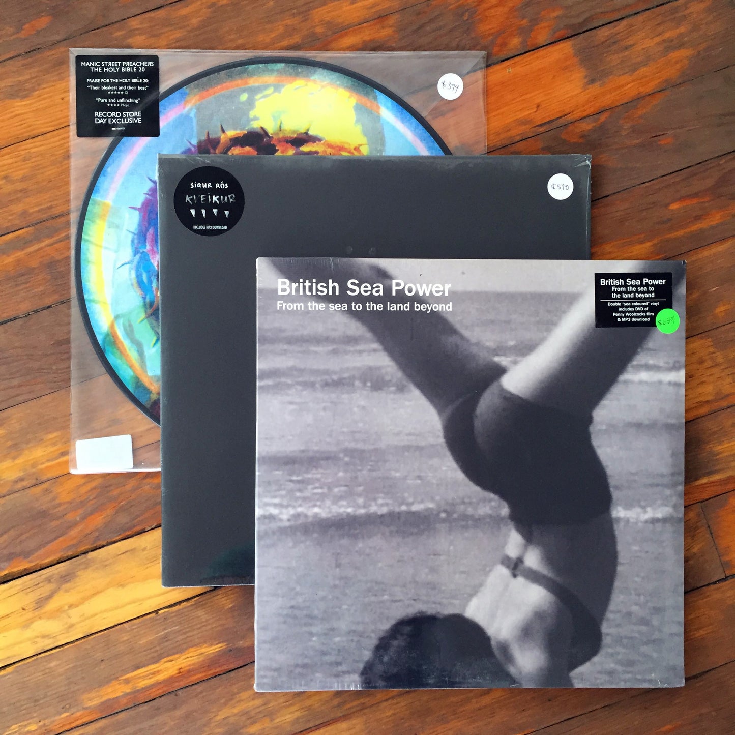 Sigur Ros, British Sea Power, Manic Street Preachers - Pack 6 Vinil - Salvaje Music Store MEXICO