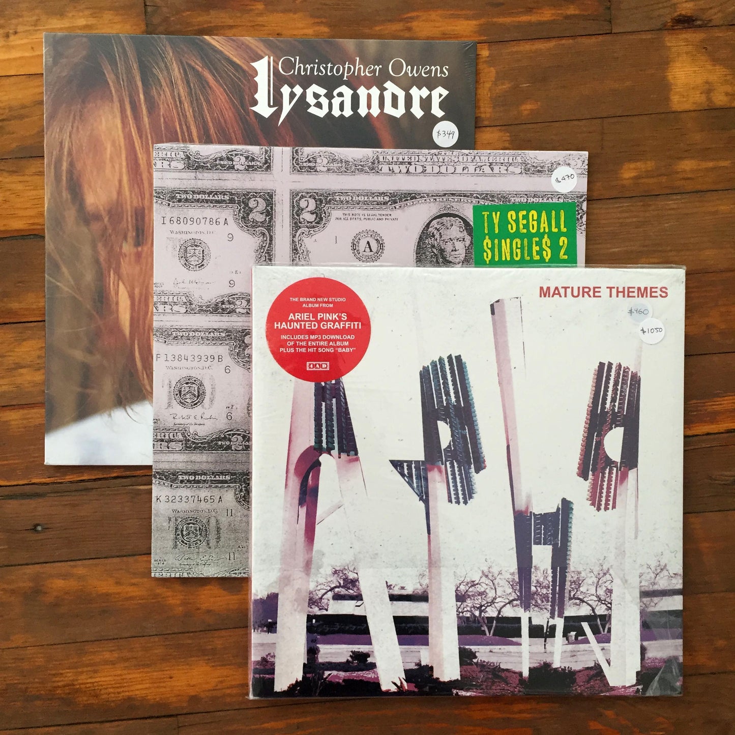 Ariel Pink’s Haunted Graffiti, Ty Segall, Christopher Owens : Pack 20 Vinil - Salvaje Music Store MEXICO