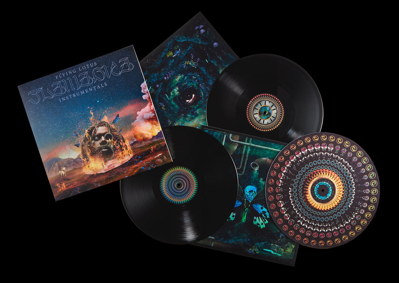 Flying Lotus - Flamagra (Instrumentals) 2xLP Ltd. Edition, Animated Slipmat Included PREVENTA Vinil - Salvaje Music Store MEXICO