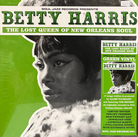 Betty Harris - The Lost Queen Of New Orleans Soul (LTE, 2xLP - Green Vinyl)