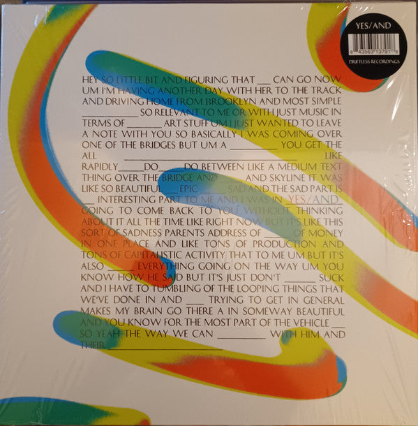 yes/and - yes/and (white LP)