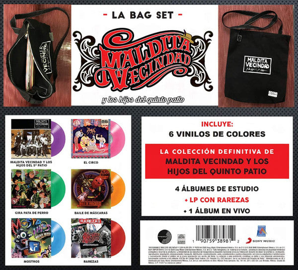 Maldita Vecindad y Los Hijos Del 5to. Patio - La Bag Set (6xLP)