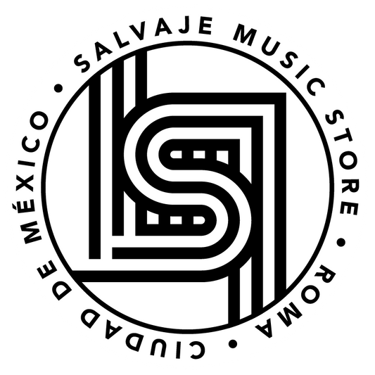 Slipmat Salvaje Music Store/Umor Rex (tapete para tornamesa, 12", impresión doble cara, edición limitada).