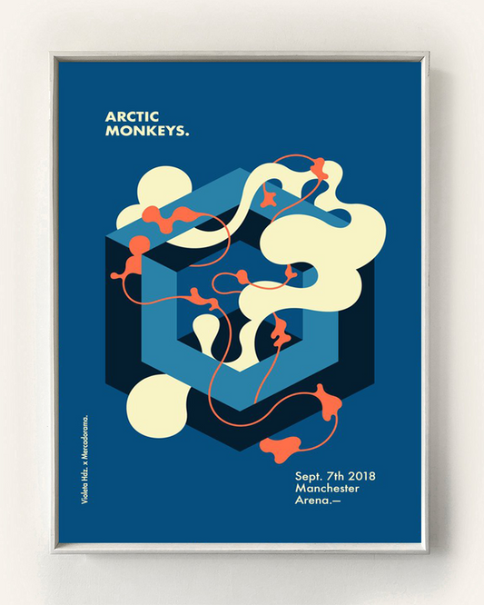 Arctic Monkeys - Manchester 2018 (Cuadro enmarcado)