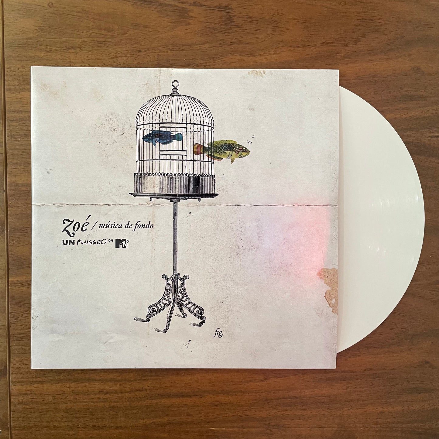Zoé - Música De Fondo: MTV Unplugged (2xLP blanco)