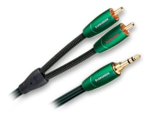 AUDIOQUEST - EVERGREEN MINI JACK 3.5MM TO RCA (1.5M)
