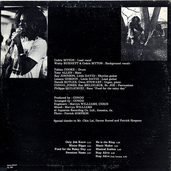 Cedric Myton & The Congos – Image Of Africa