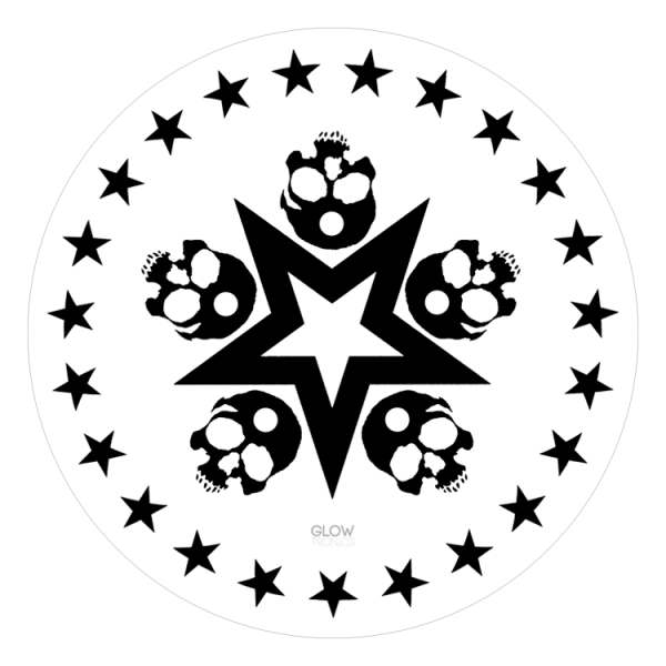 Slipmat - Skull Star Glow In The Dark