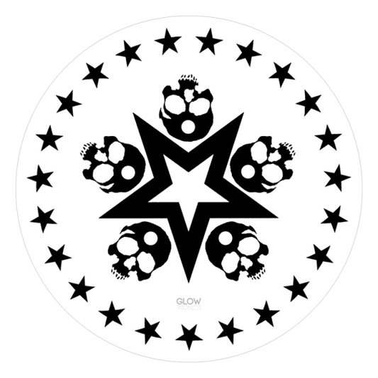 Slipmat - Skull Star Glow In The Dark