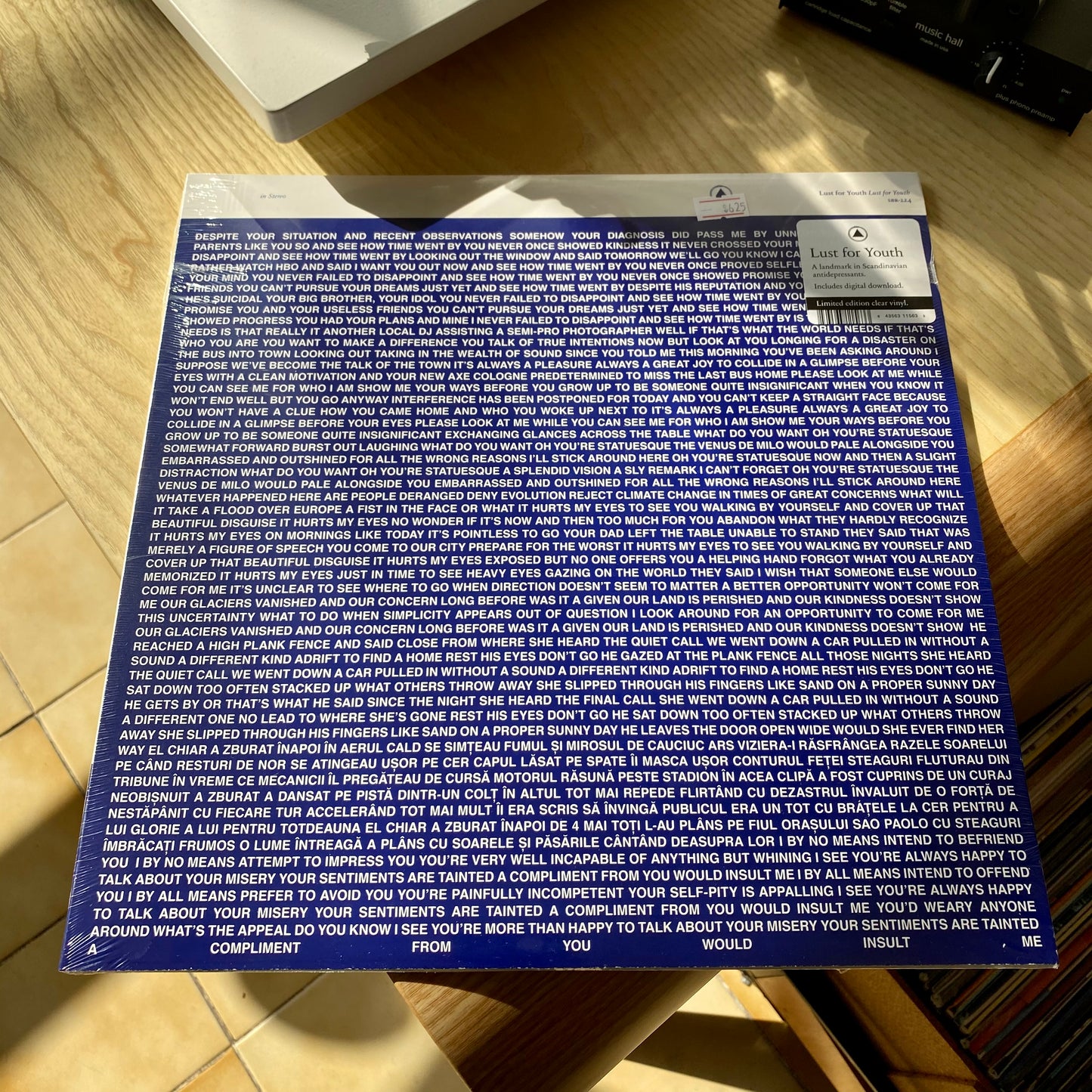 Lust For Youth - Lust For Youth (ltd. Clear edition)