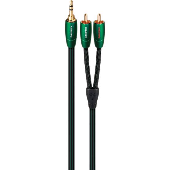 AUDIOQUEST - EVERGREEN MINI JACK 3.5MM TO RCA (1.5M)