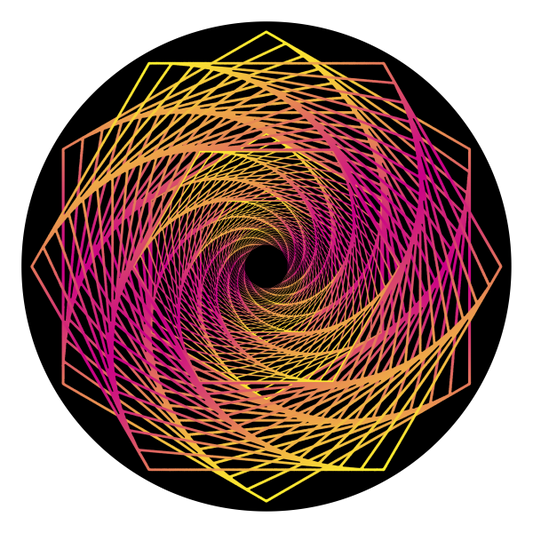 Slipmat - Lotus UV Blacklight Activated