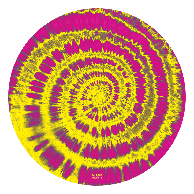 Slipmat - Tie Dyed UV Blacklight Activated