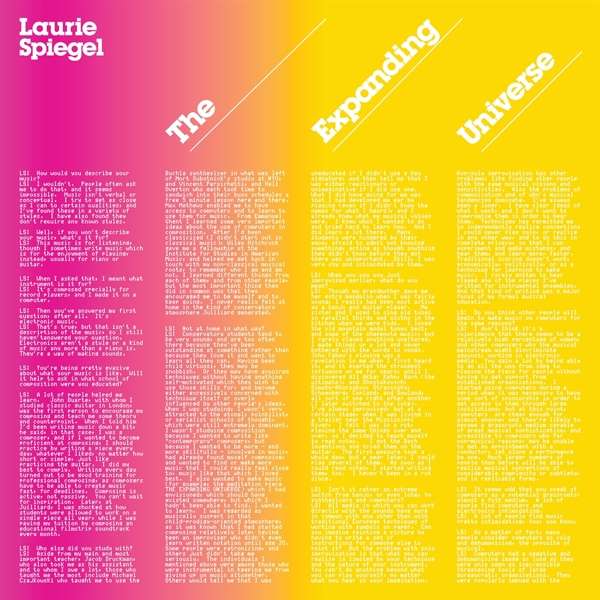 Laurie Spiegel - The Expanding Universe (3xLP) Vinil - Salvaje Music Store MEXICO