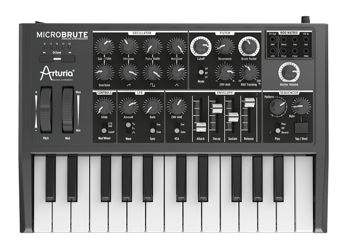 Arturia - MicroBrute Sintetizador - Salvaje Music Store MEXICO