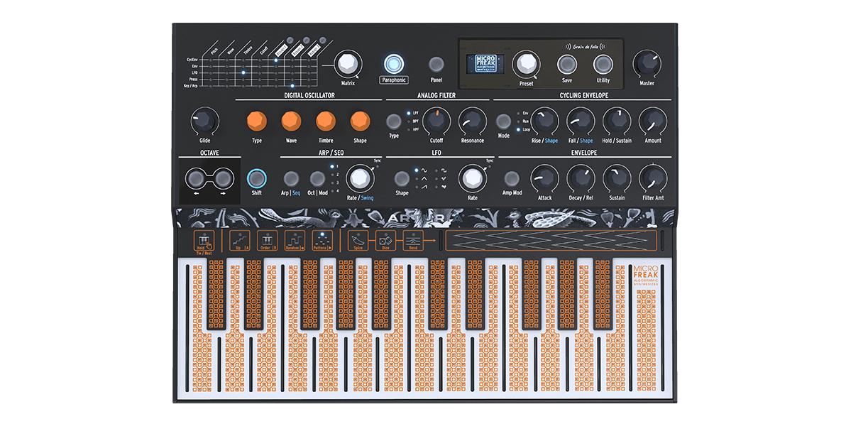 Arturia - MicroFreak Hybrid Analog / Digital Synthesizer Sintetizador - Salvaje Music Store MEXICO