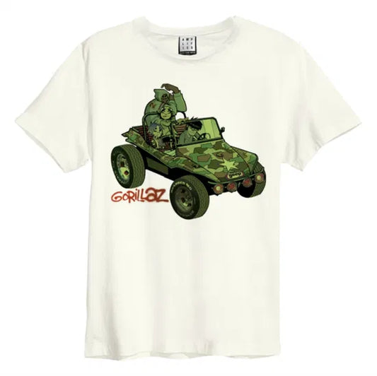 Gorillaz - Geep (Vintage White T-Shirt XL)