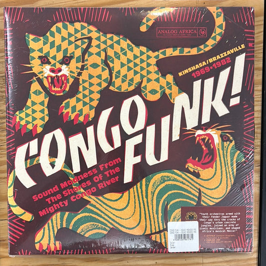CONGO FUNK - SOUND MADNESS FROM THE SHORES OF THE MIGHTY CONGO RIVER (2XLP)