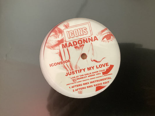 Madonna - Justify My Love (Picture Disc, Bright Red Vinyl)