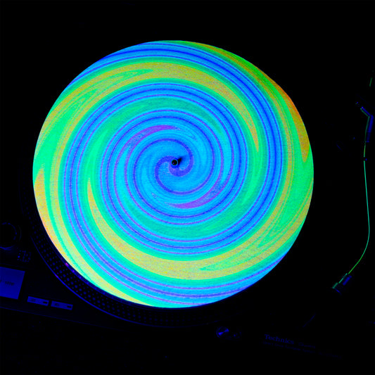 Slipmat - Planetary Swirl UV Blacklight (par de tapetes)