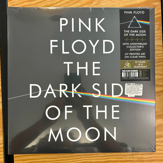 Pink Floyd - The dark side of the moon (50th anniversary collectors edition, uv printed art on clear vinyl, 2xLP)