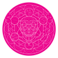 Slipmat - Geometric Skull UV/ Blacklight (par de tapetes)