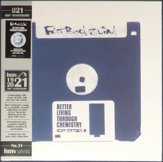 FATBOY SLIM - BETTER LIVING THROUGH CHEMISTRY (LIMITED EDITION, BLUE AND WHITE VINYL)